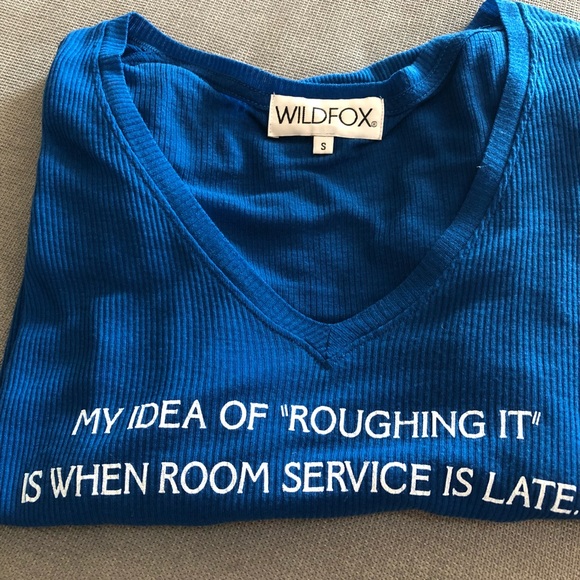 Wildfox | “My idea of roughing it•Room service” - Picture 3 of 5